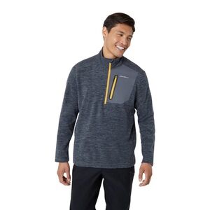 Eddie Bauer Men's Charcoal Jacket with Orange Zipper Size: M